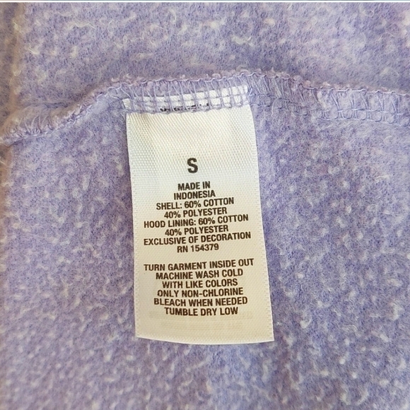 Aeropostale - Light Purple Hoodie Size S - Picture 10 of 12